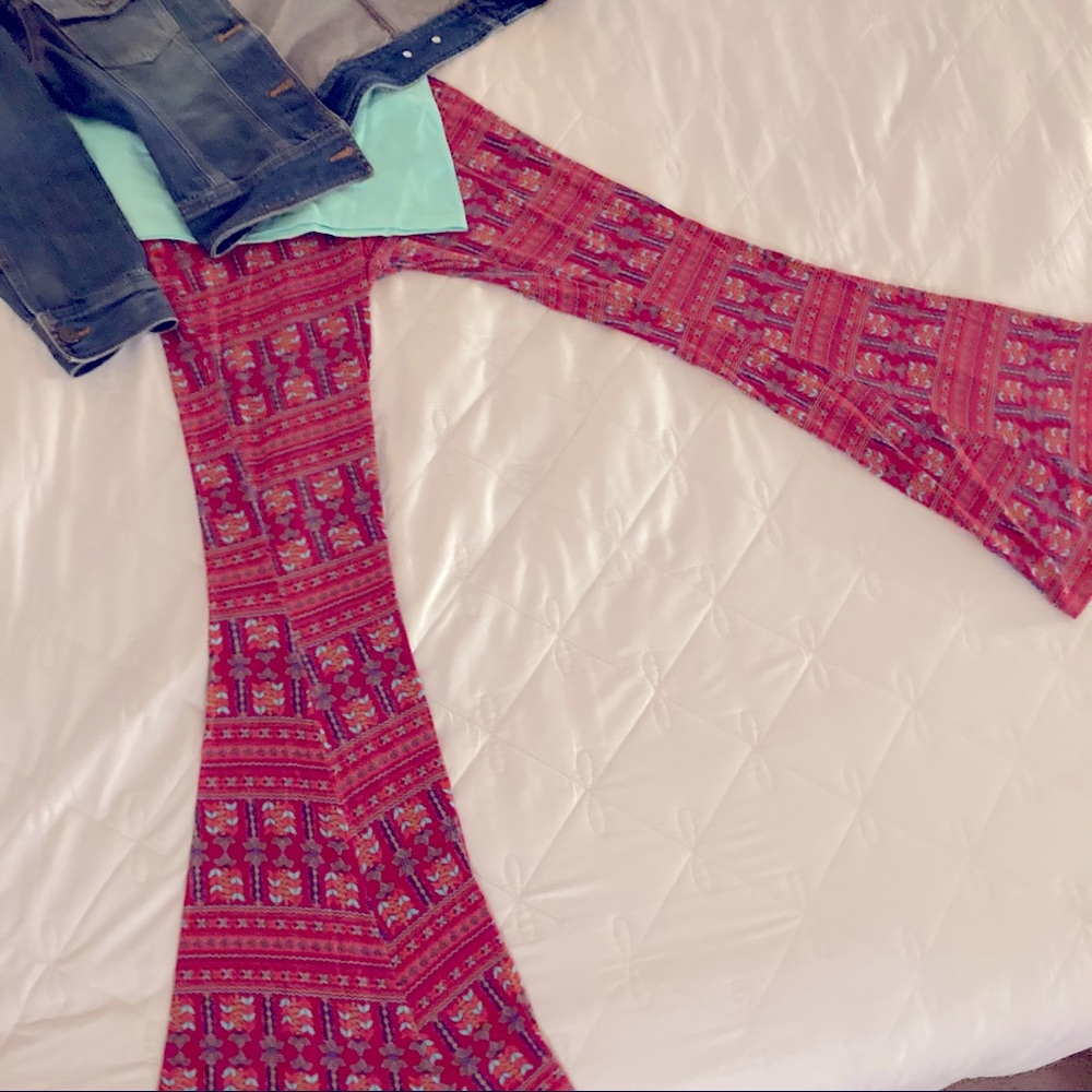 🎁Wide bottom women’s pants with print, soft, chic